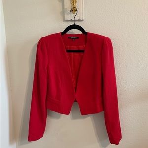 Sweet Rain Cropped Red Blazer Size M